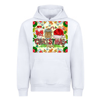 White Christmas Vibes Urban Hoodie - CowhideDigitalArt