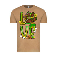 Vintage Camel Tie dye St. Patrick's Day love dog paw Vintage Tee - BundleAndBundleShop