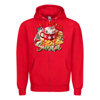 Red i put out for santa Zipper Hoodie - CowGirlArtShop