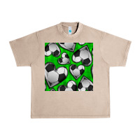 French Oak soccer hearts seamless pattern Urban Heavy Tee - BundleAndBundleShop