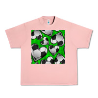 Salmon soccer hearts seamless pattern Urban Heavy Tee - BundleAndBundleShop