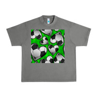Tornado soccer hearts seamless pattern Urban Heavy Tee - BundleAndBundleShop
