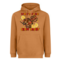 Meerkat Crawfish who's your craw daddy Heavyweight Hoodie - FaDigitalArtStudio