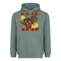 Sage Crawfish who's your craw daddy Heavyweight Hoodie - FaDigitalArtStudio
