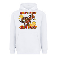White Crawfish who's your craw daddy Heavyweight Hoodie - FaDigitalArtStudio
