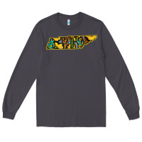 Smoke Western Tenessee Map Sunflower Pattern Long Sleeve Tee - Bettercallsaul