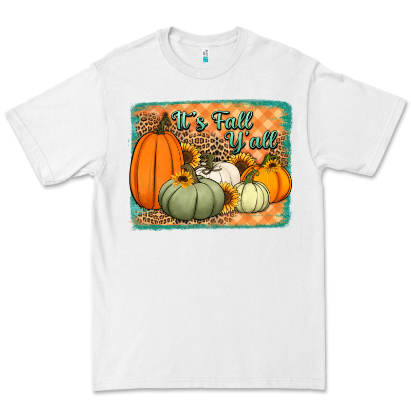 It's Fall Y'all Pumpkins Halloween And Sunflowers Premium Tee by Jasminsmagicworld | Teevron