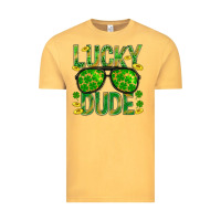 Vintage Mustard Lucky Dude St Patricks Vintage Tee - BundleAndBundleShop