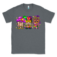 Charcoal Heather Mardi Gras Gnomies Cakes Flowers And Balloon Classic Tee - BundleAndBundleShop