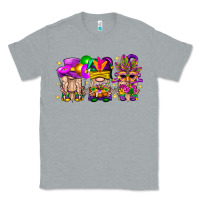 Heather Grey Mardi Gras Gnomies Cakes Flowers And Balloon Classic Tee - BundleAndBundleShop