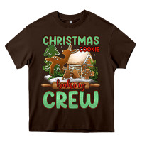 Chocolate Brown Christmas cookie baking crew Heavy Core Tee - Jasminsmagicworld