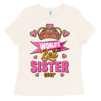 Bone world's best sister ever Ladies Tee - Jasminsmagicworld