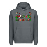 Rock merry christmas Premium Hoodie - OliviaCreatesArt