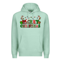 Seafoam merry christmas Premium Hoodie - OliviaCreatesArt