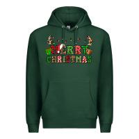 Sports Green merry christmas Premium Hoodie - OliviaCreatesArt