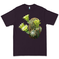 Plum nylon hedgehog cactus Premium Tee - LillyAllenDesigns