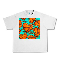 Lunar Rock basketball hearts with leopard seamless pattern Urban Heavy Tee - BundleAndBundleShop
