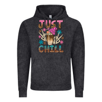 Just Chill With Coffee Bean Bbs Vintage Hoodie | Teevron