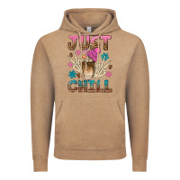 Vintage Coffee just chill with coffee bean bbs Vintage Hoodie - BundleAndBundleShop