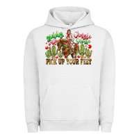 Pigment Lunar Rock Giddy Up Jingle Horse Pick Up Your Feet Urban Hoodie - CowhideDigitalArt