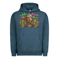 Pigment Midnight Navy Giddy Up Jingle Horse Pick Up Your Feet Urban Hoodie - CowhideDigitalArt