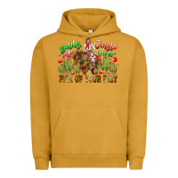 Pigment Peanut Butter Giddy Up Jingle Horse Pick Up Your Feet Urban Hoodie - CowhideDigitalArt
