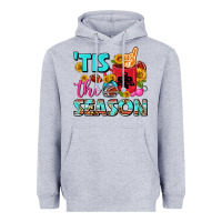 Heather Grey tis the season football coffee mug Heavyweight Hoodie - FaDigitalArtStudio