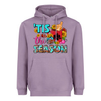 Lavender tis the season football coffee mug Heavyweight Hoodie - FaDigitalArtStudio