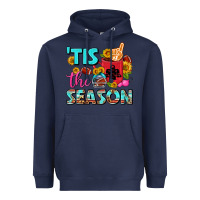 Navy tis the season football coffee mug Heavyweight Hoodie - FaDigitalArtStudio