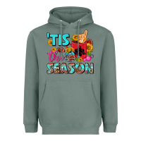 Sage tis the season football coffee mug Heavyweight Hoodie - FaDigitalArtStudio