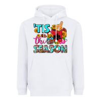 White tis the season football coffee mug Heavyweight Hoodie - FaDigitalArtStudio
