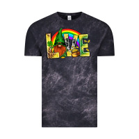 Cloud Black St. Patricks Love With Gnome Vintage Tee - BundleAndBundleShop