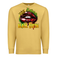 Antique Gold Future black queen Premium Sweatshirt - FaDigitalArtStudio
