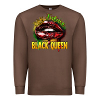 Chestnut Future black queen Premium Sweatshirt - FaDigitalArtStudio