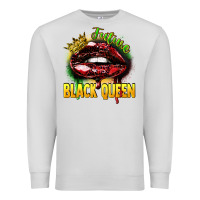 Dove Grey Future black queen Premium Sweatshirt - FaDigitalArtStudio