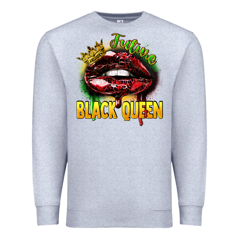 Future Black Queen Premium Sweatshirt by FaDigitalArtStudio | Teevron