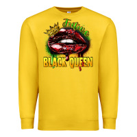 Lemon Future black queen Premium Sweatshirt - FaDigitalArtStudio