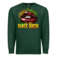 Sports Green Future black queen Premium Sweatshirt - FaDigitalArtStudio