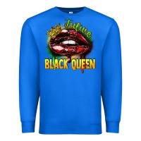 True Royal Future black queen Premium Sweatshirt - FaDigitalArtStudio