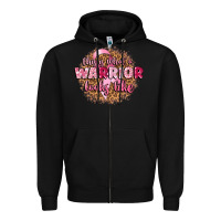 Black this is what a warrior looks like Zipper Hoodie - CowGirlArtShop