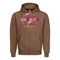 Chestnut this is what a warrior looks like Zipper Hoodie - CowGirlArtShop