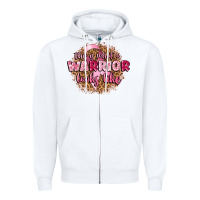 White this is what a warrior looks like Zipper Hoodie - CowGirlArtShop