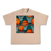 Burro basketball hoop seamless pattern Urban Heavy Tee - BundleAndBundleShop