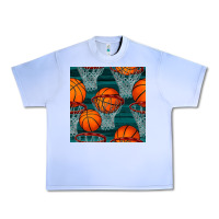 Grape Ice basketball hoop seamless pattern Urban Heavy Tee - BundleAndBundleShop