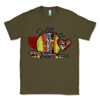 Army Green softball vibes Classic Tee - SublimationCraftShop