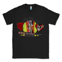 Black softball vibes Classic Tee - SublimationCraftShop