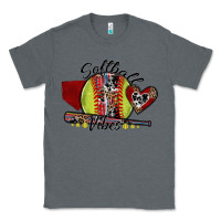 Charcoal Heather softball vibes Classic Tee - SublimationCraftShop