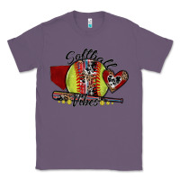 Lavender softball vibes Classic Tee - SublimationCraftShop