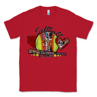 Red softball vibes Classic Tee - SublimationCraftShop