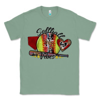 Sage softball vibes Classic Tee - SublimationCraftShop